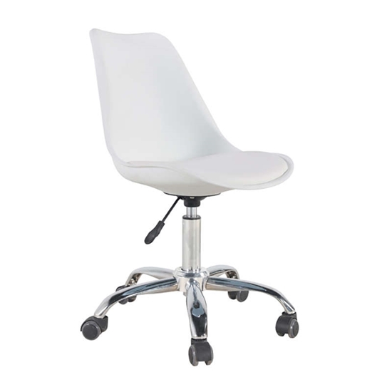 Picture of BS1300 WHITE OFFICE CHAIR
