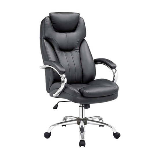 Picture of BS3200 BLACK PU MANAGER ARMCHAIR