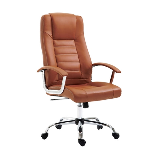 Picture of A8600 BROWN MANAGER ARMCHAIR