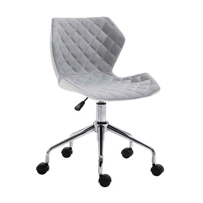 Picture of A1700 CHROME BASE/GREY FABRIC OFFICE CHAIR