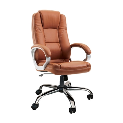 Picture of A5600 CH BROWN PU MANAGER ARMCHAIR