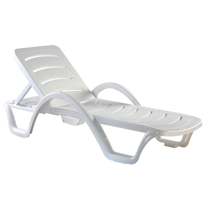 Picture of HAVANA WHITE SUNLOUNGER