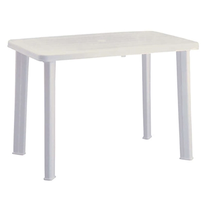 Picture of 105Χ70Χ72cm. WHITE TABLE PLASTIC