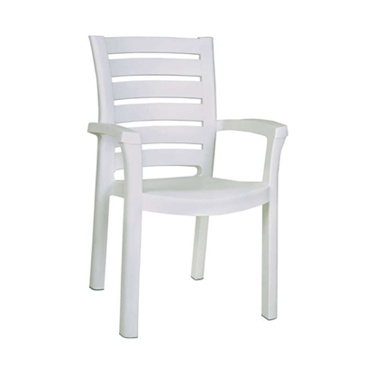 Picture of MARINA WHITE (24pcs) ARMCHAIR