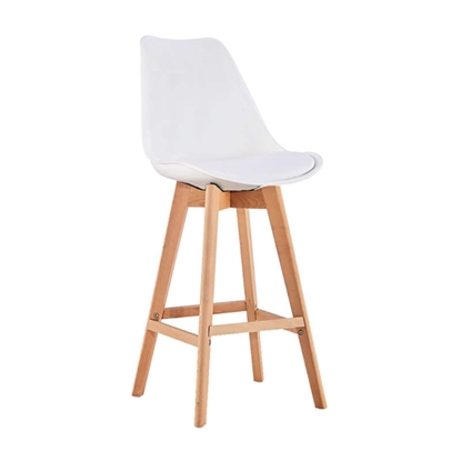 Picture of LOGAN STOOL WHITE PP