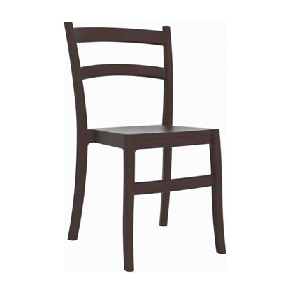 Picture of TIFFANY DARK BROWN CHAIR POLYPROPYLENE