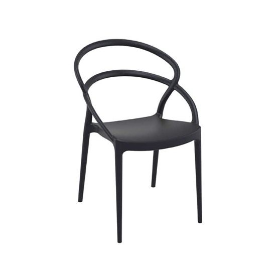 Picture of PIA BLACK CHAIR POLYPROPYLENE