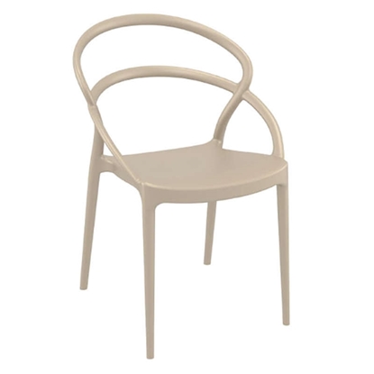 Picture of PIA TAUPE CHAIR POLYPROPYLENE