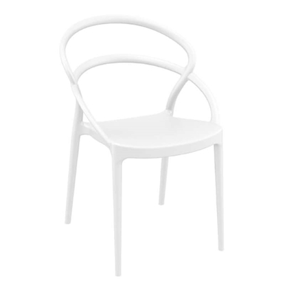 Picture of PIA WHITE CHAIR POLYPROPYLENE