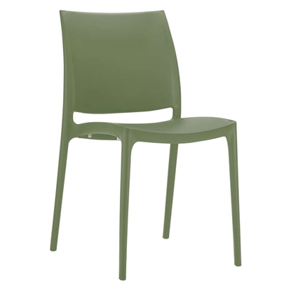 Picture of MAYA OLIVE GREEN CHAIR POLYPROPYLENE