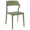 Picture of SNOW OLIVE GREEN CHAIR POLYPROPYLENE