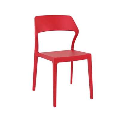 Picture of SNOW RED CHAIR POLYPROPYLENE
