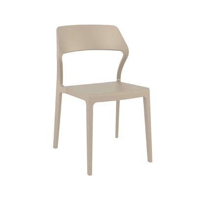 Picture of SNOW TAUPE CHAIR POLYPROPYLENE