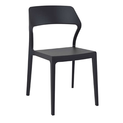 Picture of SNOW BLACK CHAIR POLYPROPYLENE
