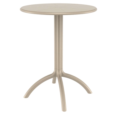 Picture of OCTOPUS TABLE D.60X75cm. TAUPE POLYPROPYLENE