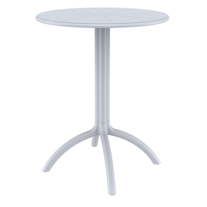 Picture of OCTOPUS TABLE D.60X75cm. SILVER GREY POLYPROPYLENE