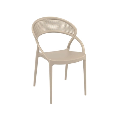 Picture of SUNSET TAUPE CHAIR POLYPROPYLENE