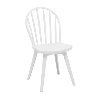 Picture of MIRELLA OVAL WHITE (4pcs/ctn) CHAIR PP