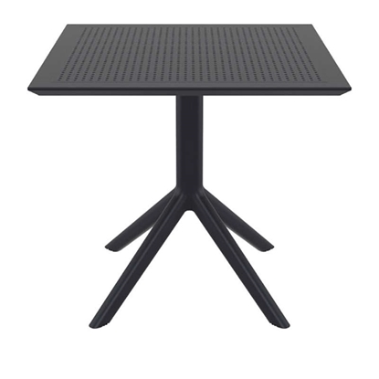 Picture of SKY TABLE 80X80X74cm BLACK POLYPROPYLENE