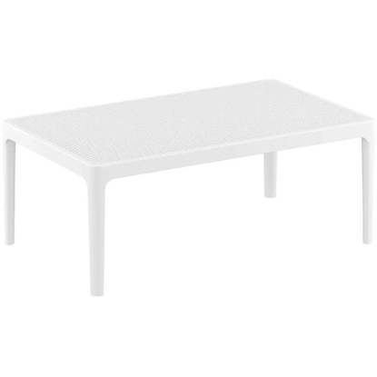 Picture of SKY TABLE 100X60X40cm. WHITE POLYPROPYLENE