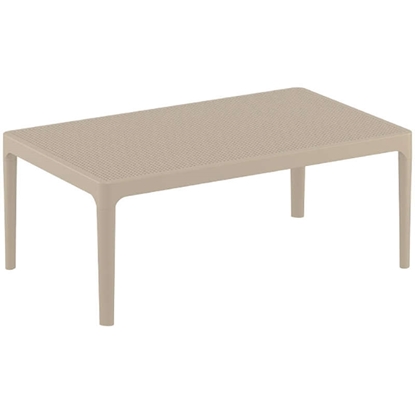 Picture of SKY TABLE 100X60X40cm. TAUPE POLYPROPYLENE
