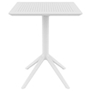 Picture of SKY TABLE FOLDING 60X60X74cm. WHITE POLYPROPYLENE