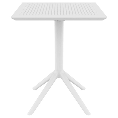 Picture of SKY TABLE FOLDING 60X60X74cm. WHITE POLYPROPYLENE