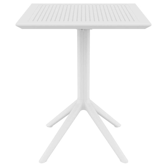 Picture of SKY TABLE FOLDING 60X60X74cm. WHITE POLYPROPYLENE