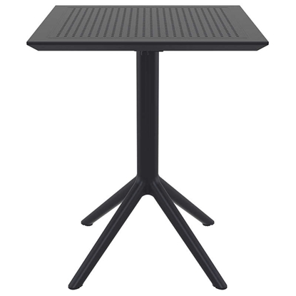 Picture of SKY TABLE FOLDING 60X60X74cm. BLACK POLYPROPYLENE