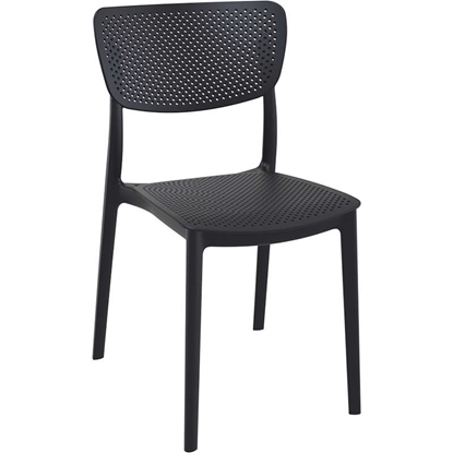 Picture of LUCY BLACK CHAIR POLYPROPYLENE
