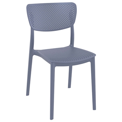 Picture of LUCY DARK GREY CHAIR POLYPROPYLENE