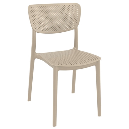 Picture of LUCY TAUPE CHAIR POLYPROPYLENE
