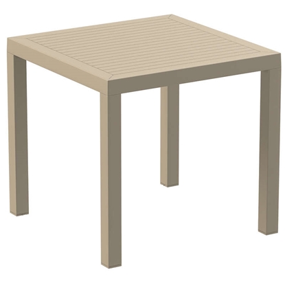 Picture of ARES TABLE 80X80X75cm. TAUPE  POLYPROPYLENE