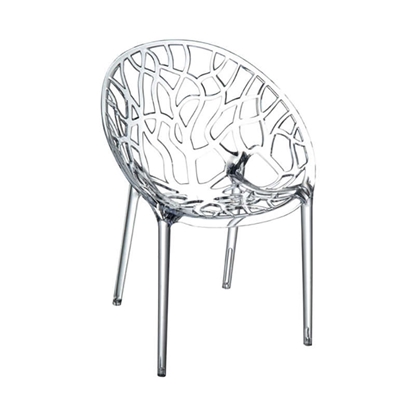 Picture of CRYSTAL CLEAR TRANSP. ARMCHAIR
