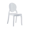 Picture of ELIZABETH GLOSSY WHITE (4pcs/ctn) CHAIR