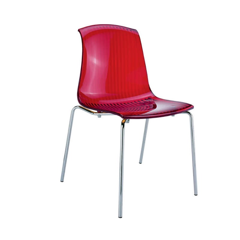 ALLEGRA RED TRANSP.(Σ4)ΚΑΡΕΚΛΑ 50Χ54Χ82εκ.