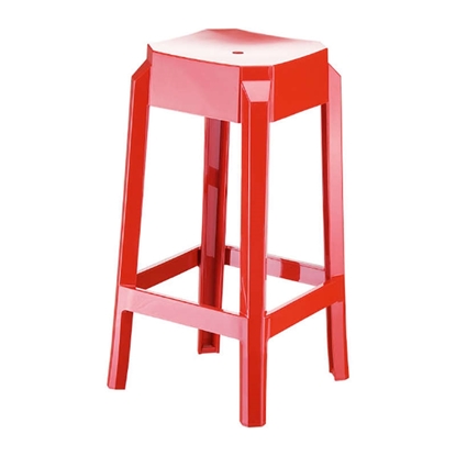 Picture of FOX 65cm.(2pcs/ctn) STOOL GLOSSY RED.