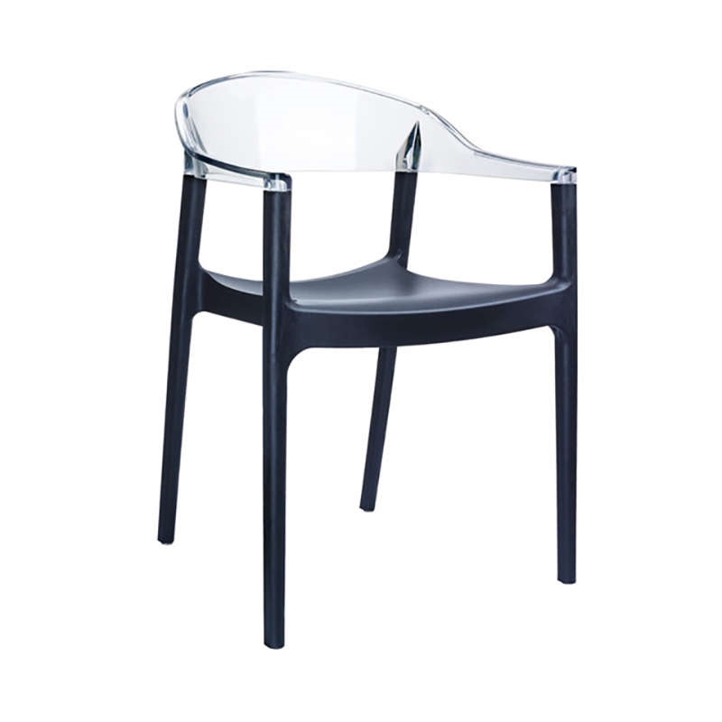 CARMEN BLACK/CLEAR(Σ4)ΠΟΛΥΘΡΟΝΑ 49X53X79εκ.