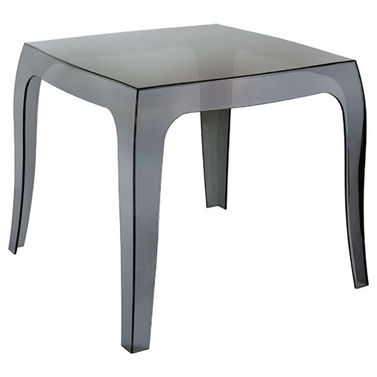 Εικόνα από QUEEN BLACK TRANSP.(Σ4)51X51X43εκ. ΤΡΑΠΕΖΙ