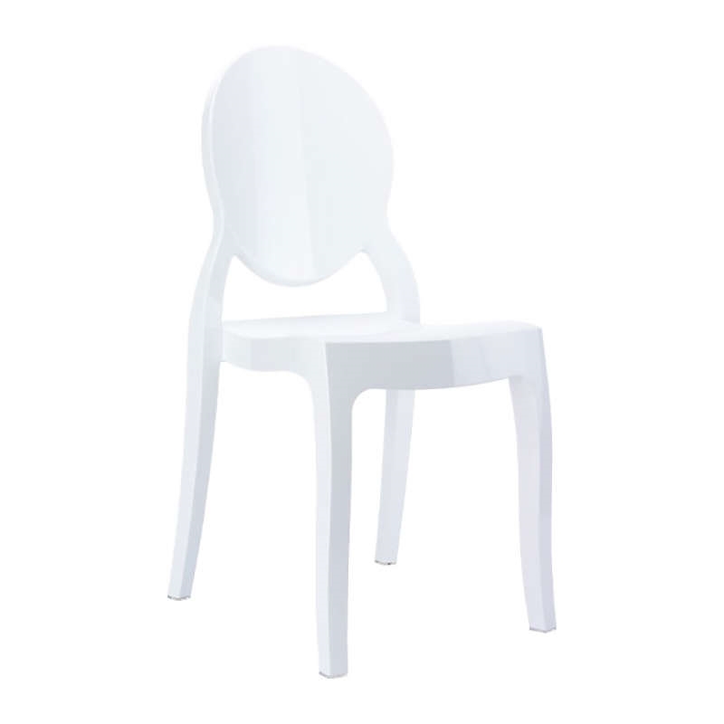 BABY ELIZABETH GLOSSY WHITE(Σ4)ΚΑΡΕΚΛΑΚΙ 30Χ34Χ63εκ.