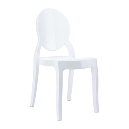 Picture of BABY ELIZABETH GLOSSY WHITE (4pcs/ctn) SMALL CHAIR