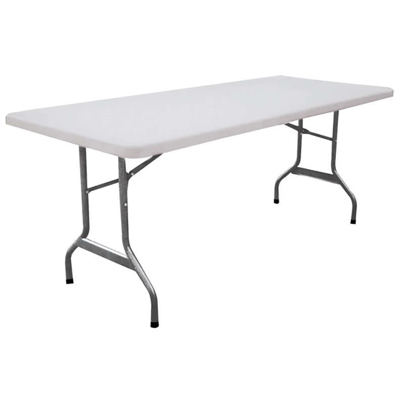 Πτυσσόμενο τραπέζι catering - Γκρι/Λευκό 200x90x74 εκ.