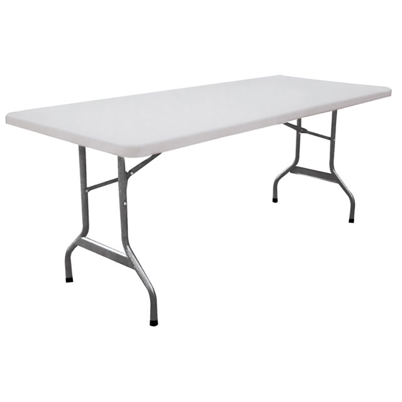 Πτυσσόμενο τραπέζι catering - Γκρι/Λευκό 180x75x74 εκ.