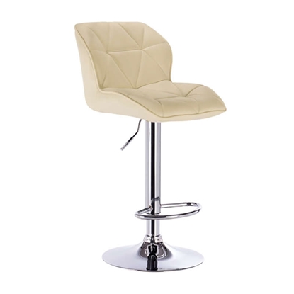 Picture of BAR86 MARGO BEIGE PU (2pcs/ctn) BAR STOOL WITH GASLIFT