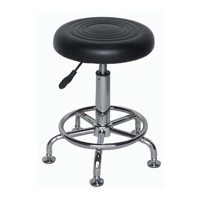 Picture of BAR71 BLACK PU (2pcs/ctn) OFFICE STOOL WITH GASLIFT