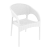 Picture of PANAMA WHITE ARMCHAIR POLYPROPYLENE
