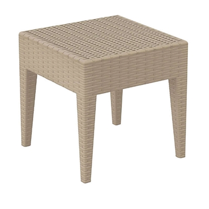 Picture of MIAMI TAUPE TABLE 45X45X45cm. POLYPROPYLENE