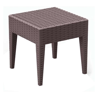 Picture of MIAMI BROWN TABLE 45X45X45cm. POLYPROPYLENE