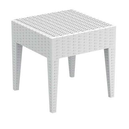 Picture of MIAMI WHITE LOUNGE TABLE 45Χ45Χ45cm. POLYPROPYLENE