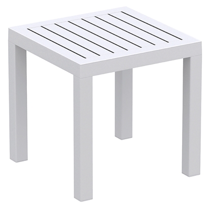 Picture of OCEAN WHITE TABLE 45X45X45cm. POLYPROPYLENE